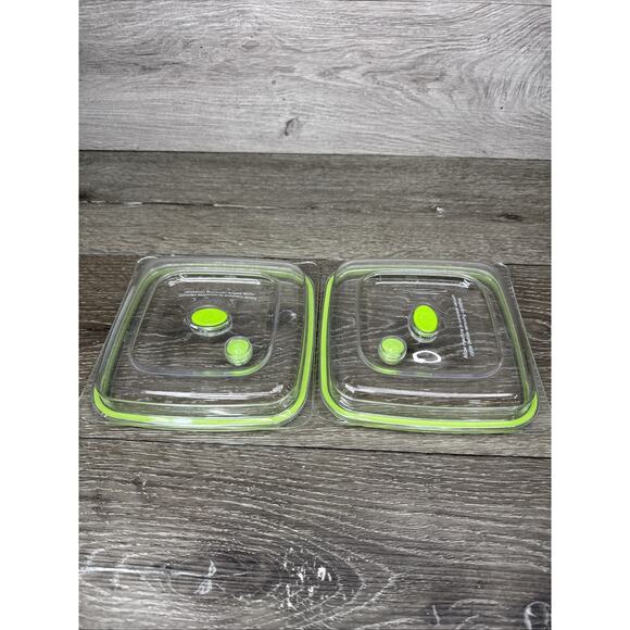 FoodSaver Vacuum Sealer Fresh Preserver Replacement Lid Only ~set Of 2 - Picture 1 of 6